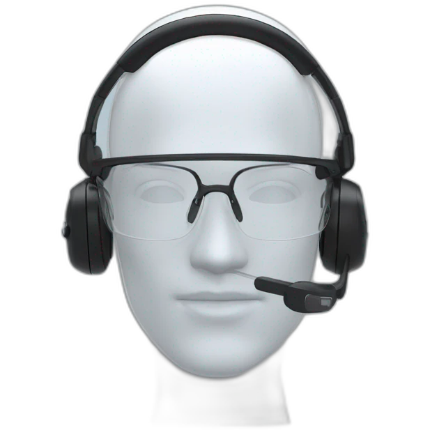 Apple vision pro MR headset ( glass AR )  emoji