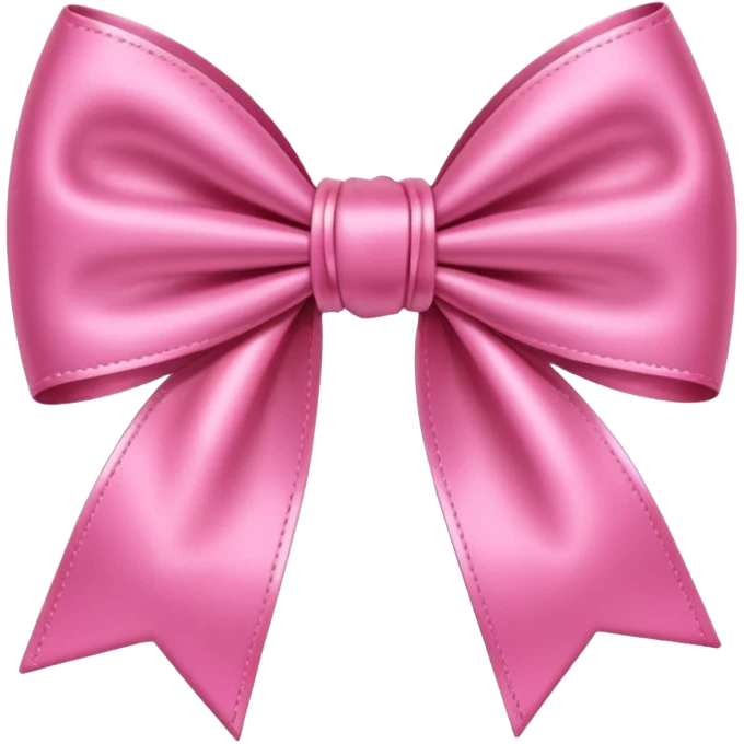 Pink bow emoji