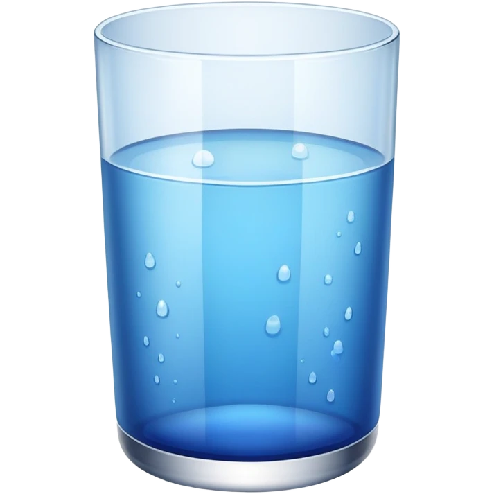 blue tumbler  emoji