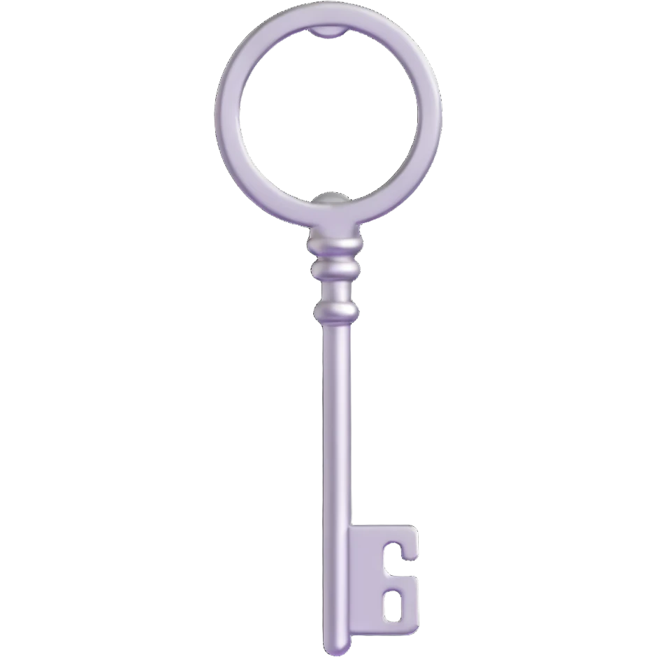 metal key emoji