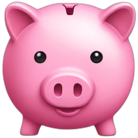 pink piggy bank emoji