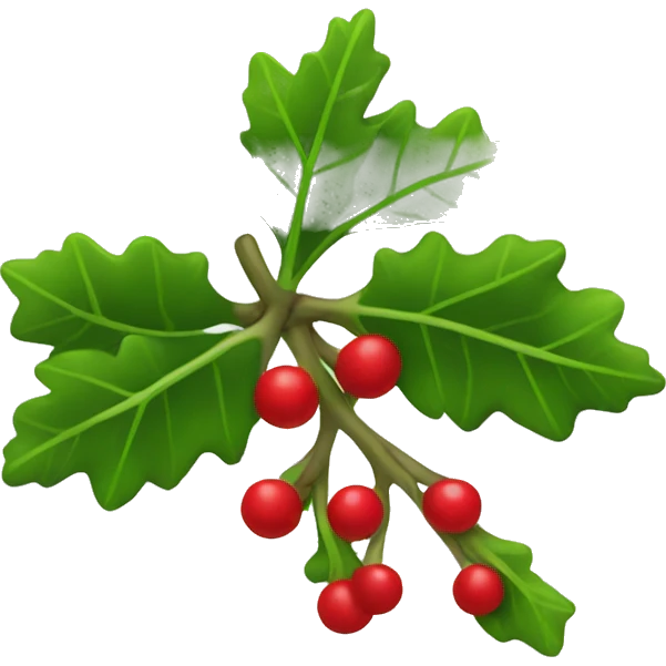 mistletoe  emoji