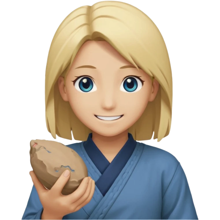 Can you create an emote for me referencing the character Deidara from the Naruto series emoji