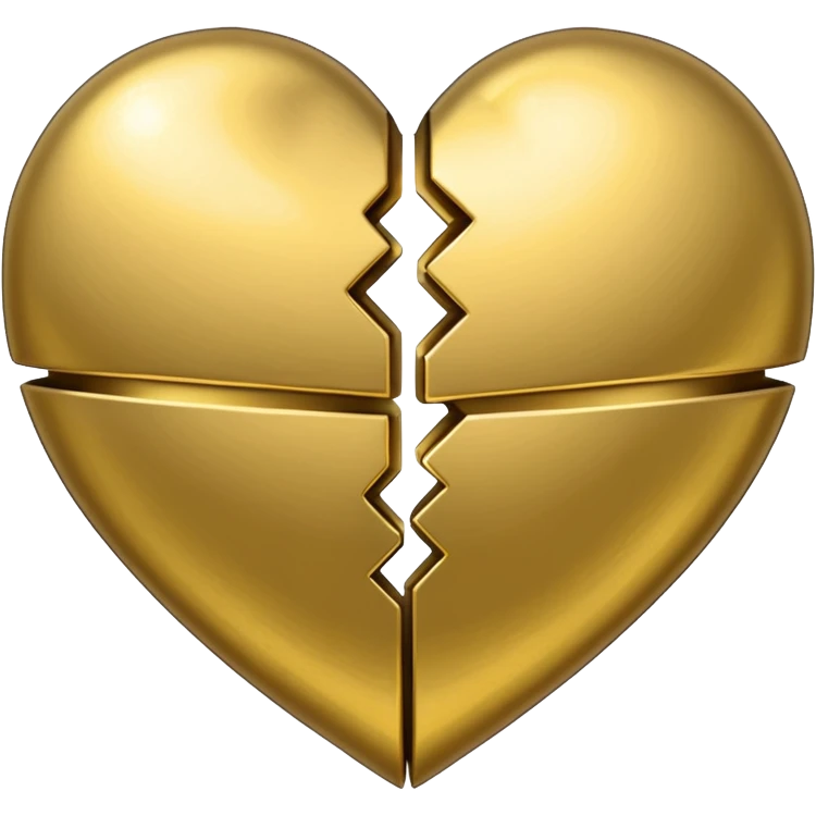 divided heart sticked together emoji