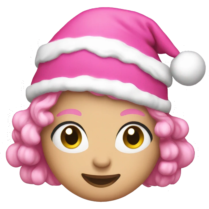 pink Christmas  emoji
