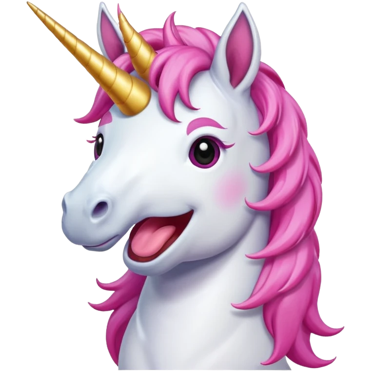 Licorne qui rigole emoji