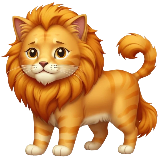 cat and lion emoji