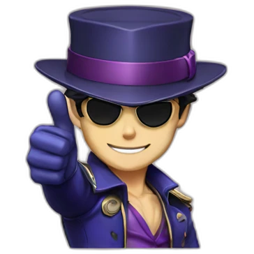 Jotaro giving a thumbs up emoji