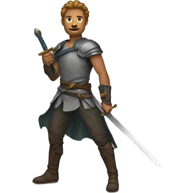 Man with sword  emoji