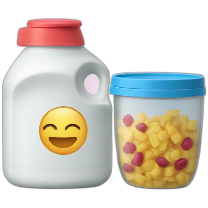 tupperware bottle emoji