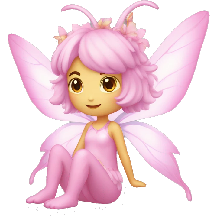 Shiny Pastel Pink Fairy Fakémon emoji