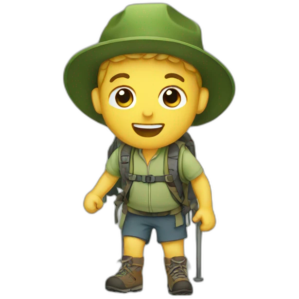 Hiking emoji
