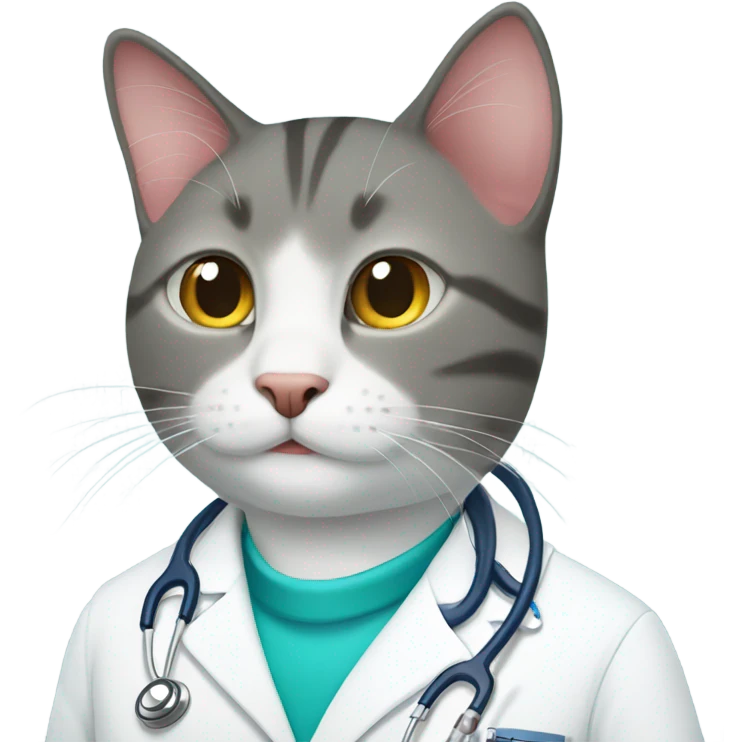happy doctor cat emoji