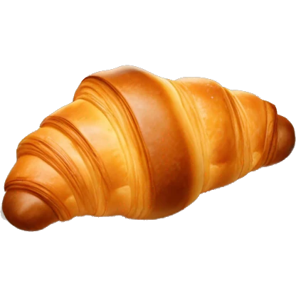 Croissant with chocolate  emoji