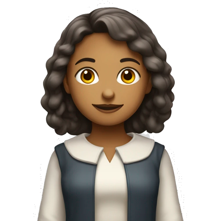 Menina cristã com bíblia na mão  emoji