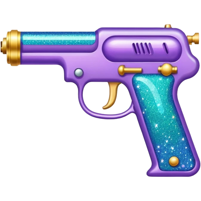 glitter gun emoji
