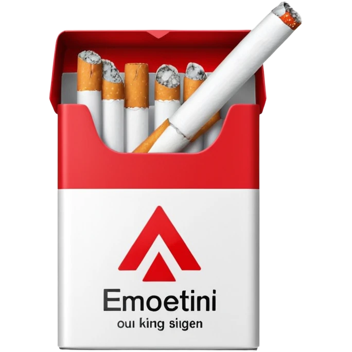 simple cigarette pack emoji emoji