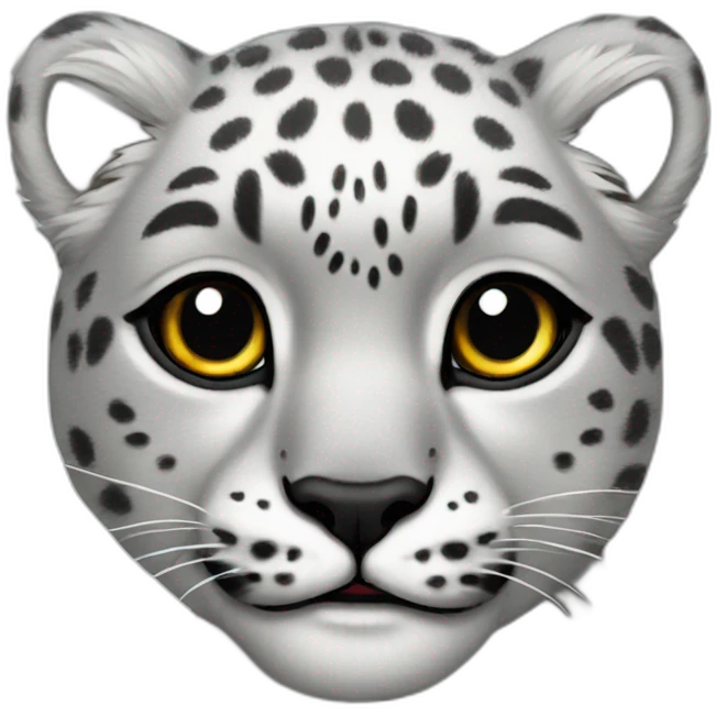 Snow leopard  emoji