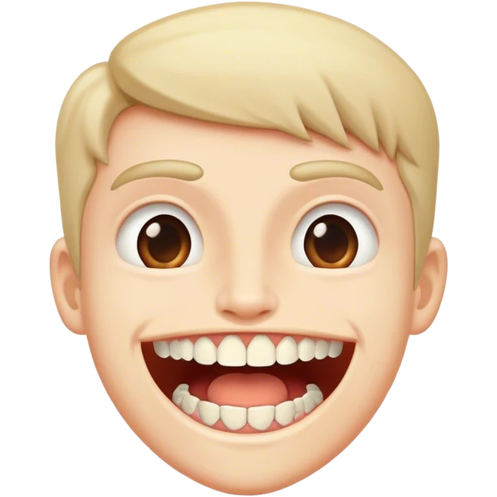 Dork with buck teeth emoji