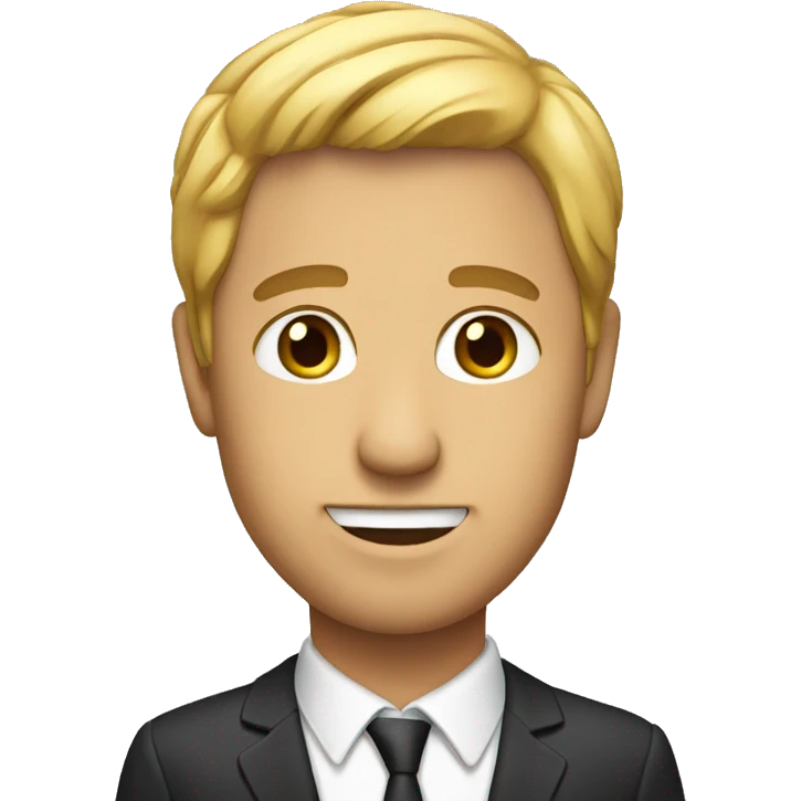 man with suit emoji