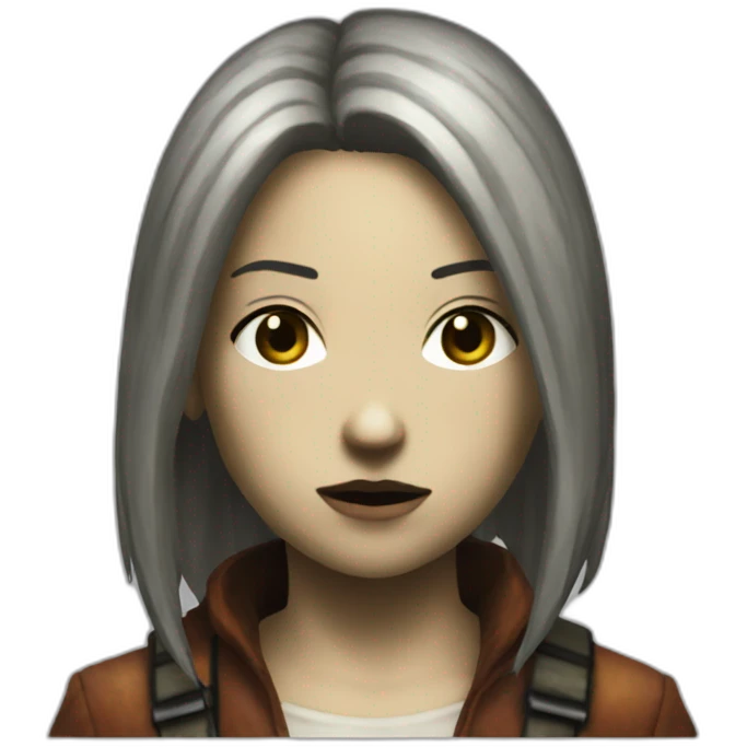 Dark Alessa from Silent Hill 3 emoji