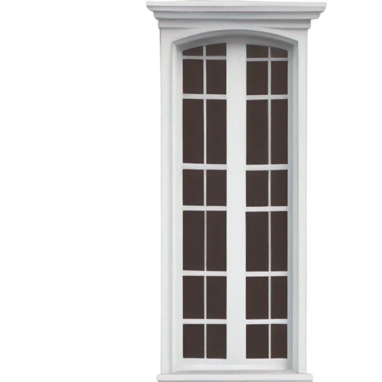 Porch red shutters on windows  emoji