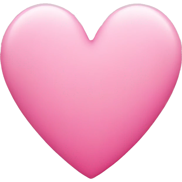 Pink heart emoji