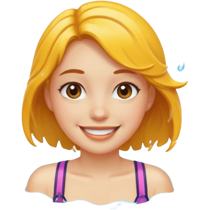 Underwater girl emoji