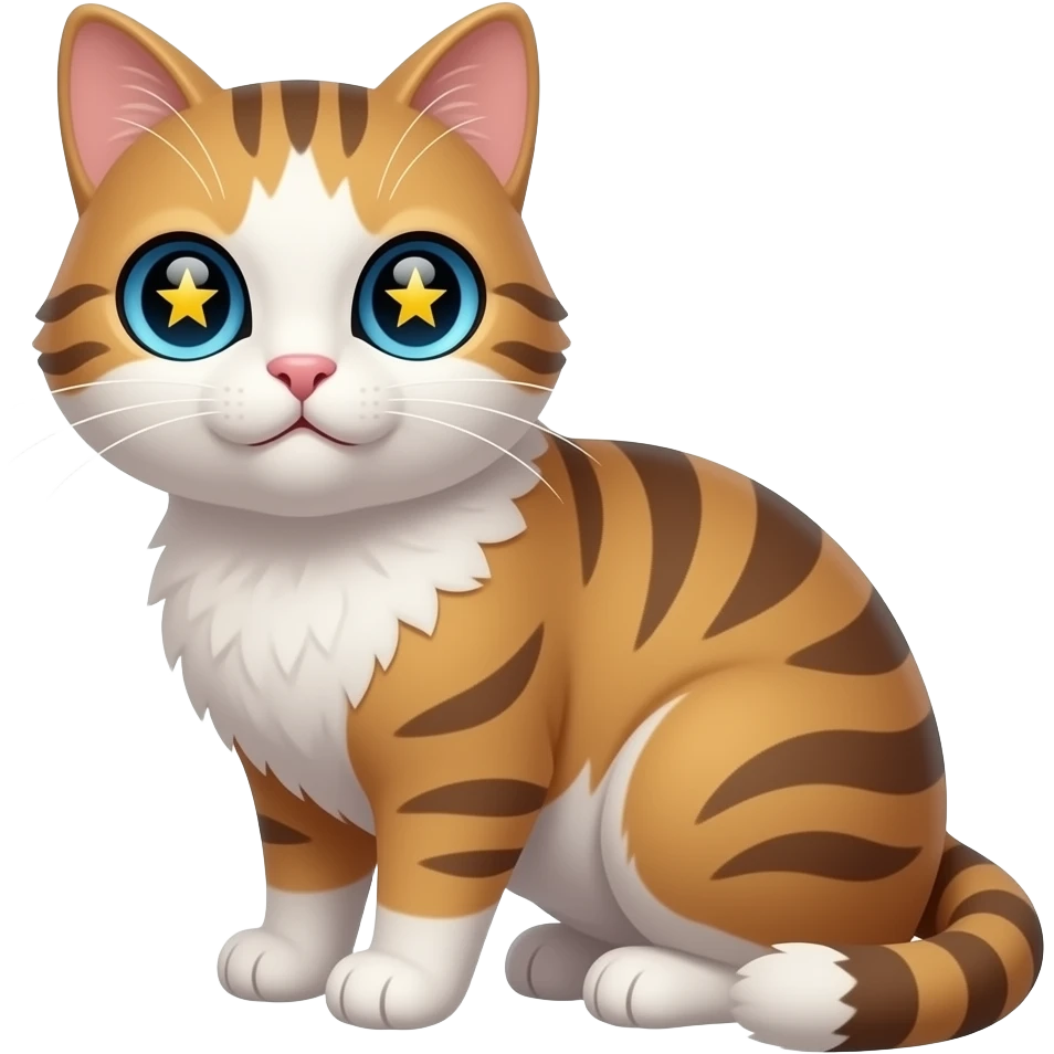 cat with starry eyes emoji