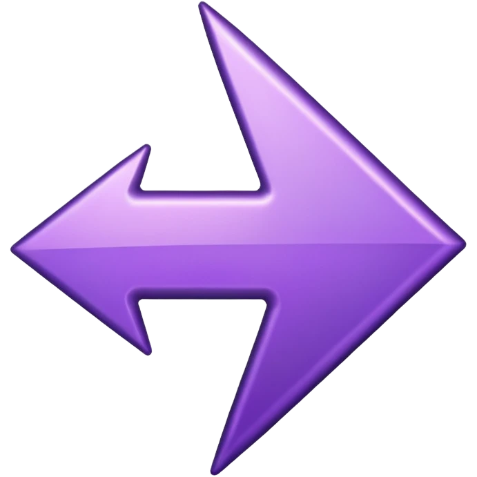 seta para direita roxa emoji