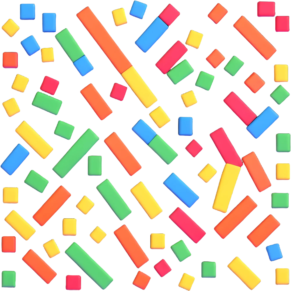 colorful building blocks for children emoji
