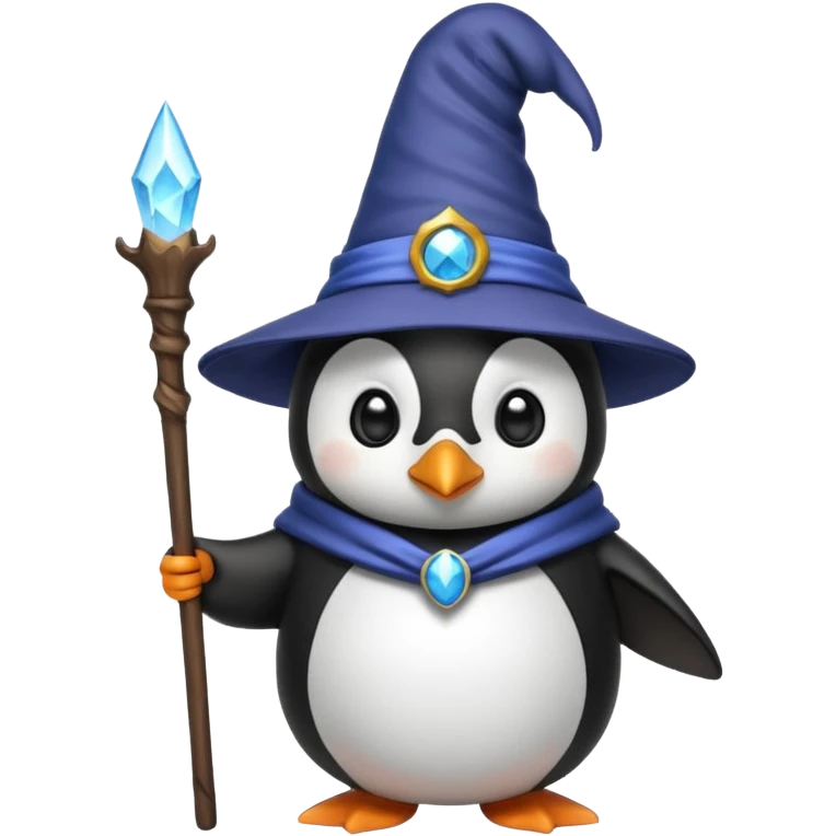 Penguin Wizard emoji