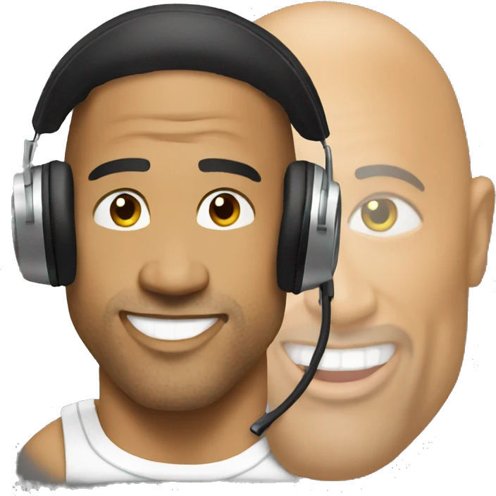 dj The Rock emoji