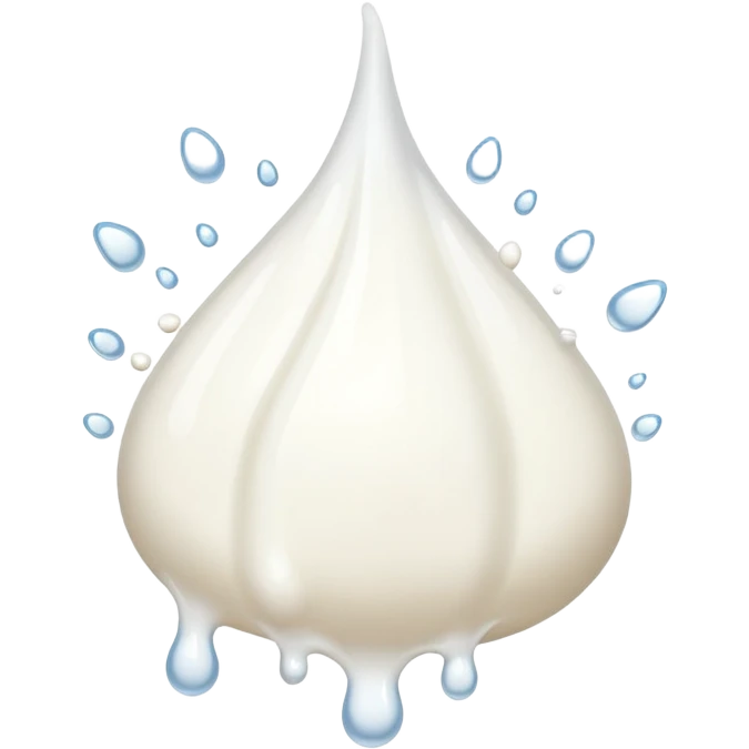 Multiple Milk droplets emoji