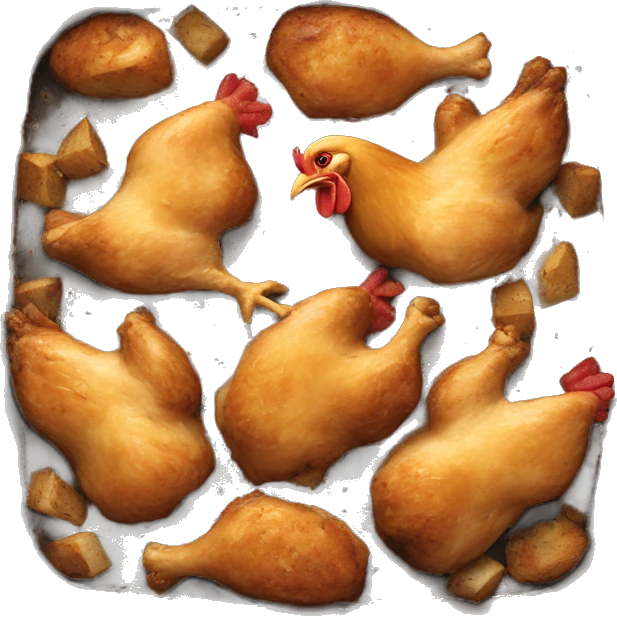 Chicken bake emoji