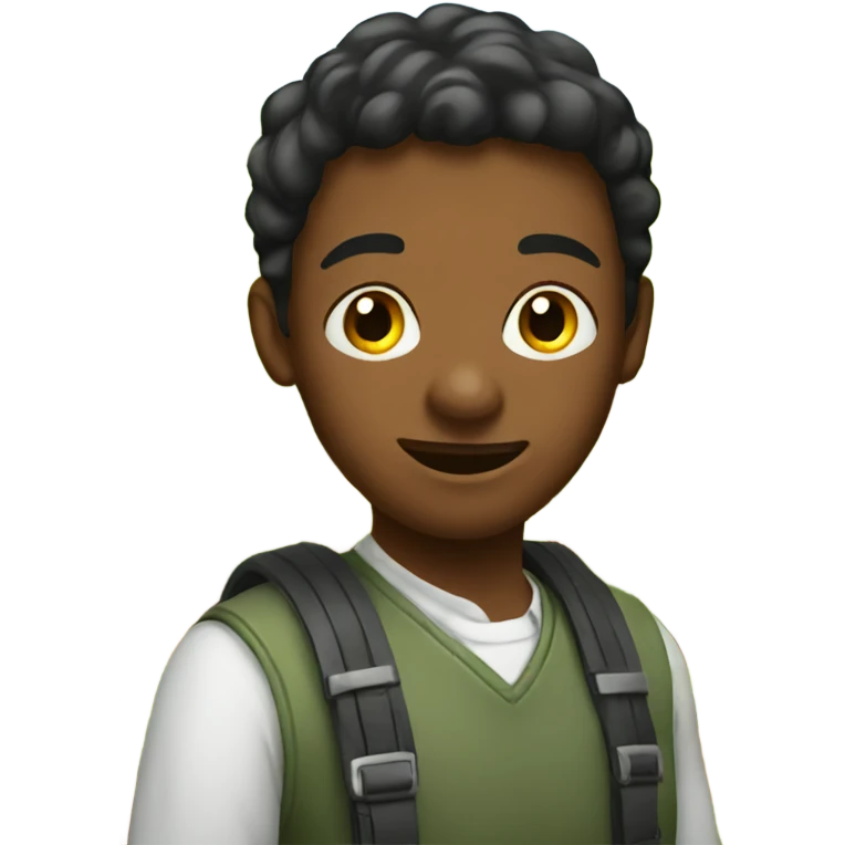 Students in a farm emoji