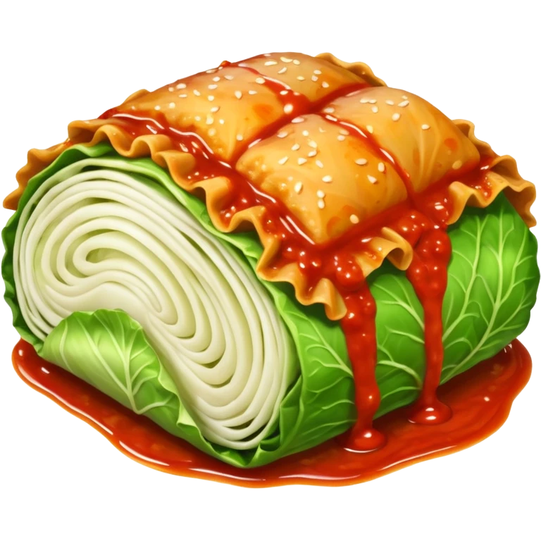 Cabbage roll emoji