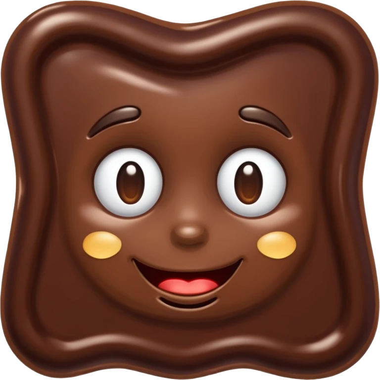  melted chocolate emoji