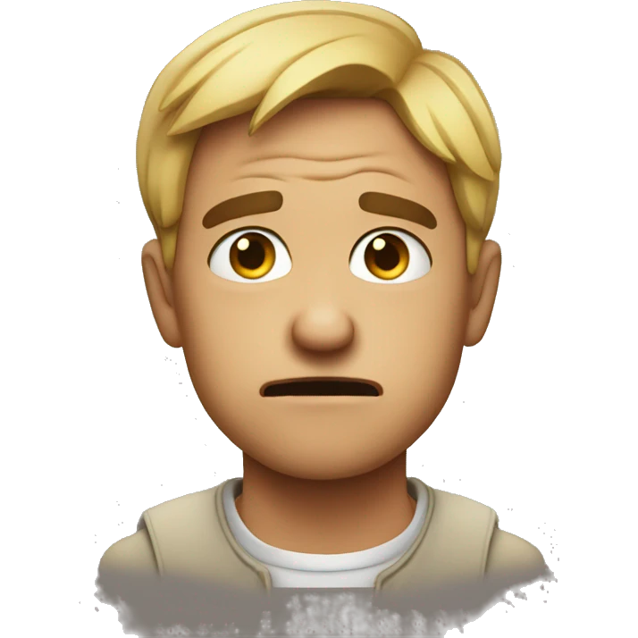 Disgusted gen z emoji