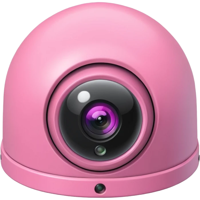 Security Camera pink  emoji