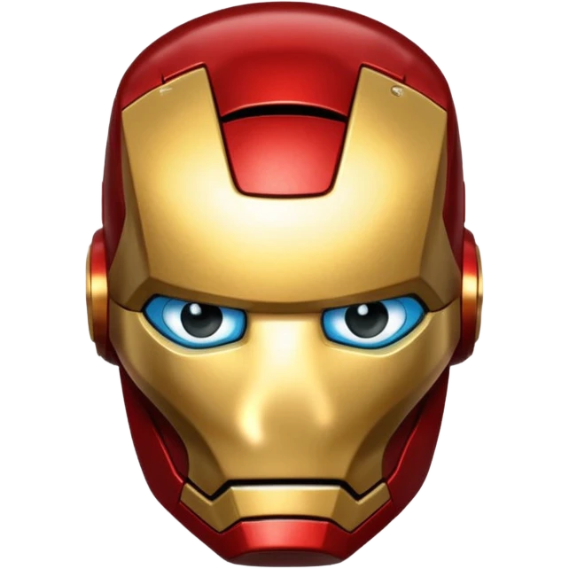 Iron man face emoji