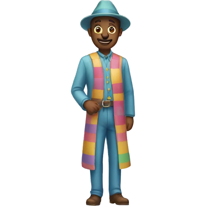 Candy man emoji