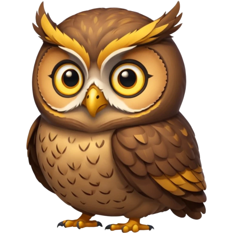 şişko baykuş emoji