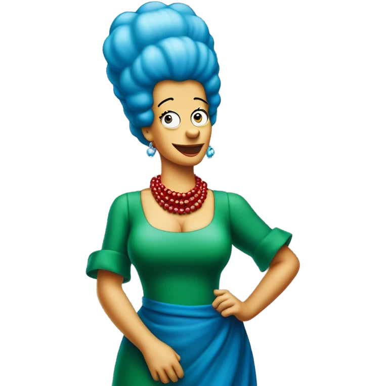 Marge Simpson emoji