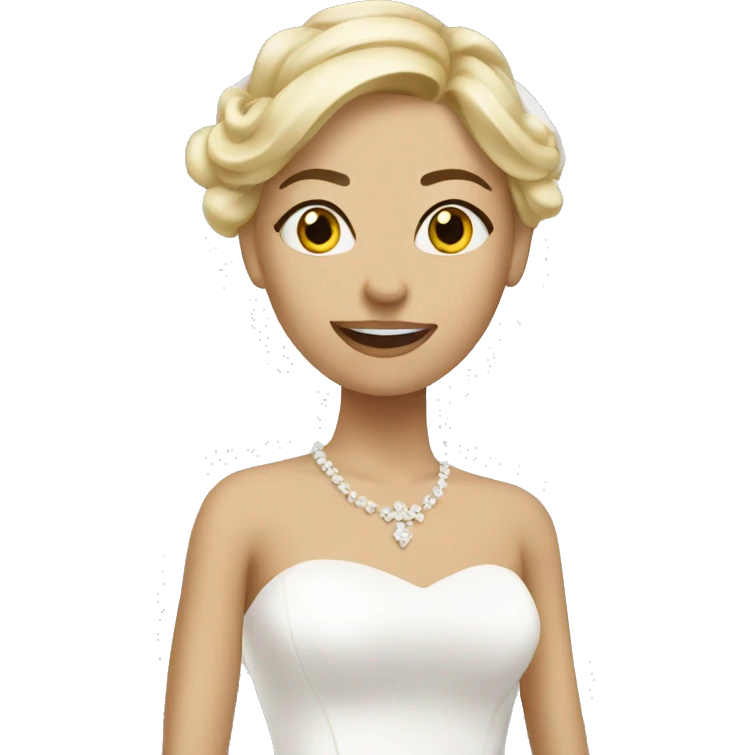 blonde bride emoji