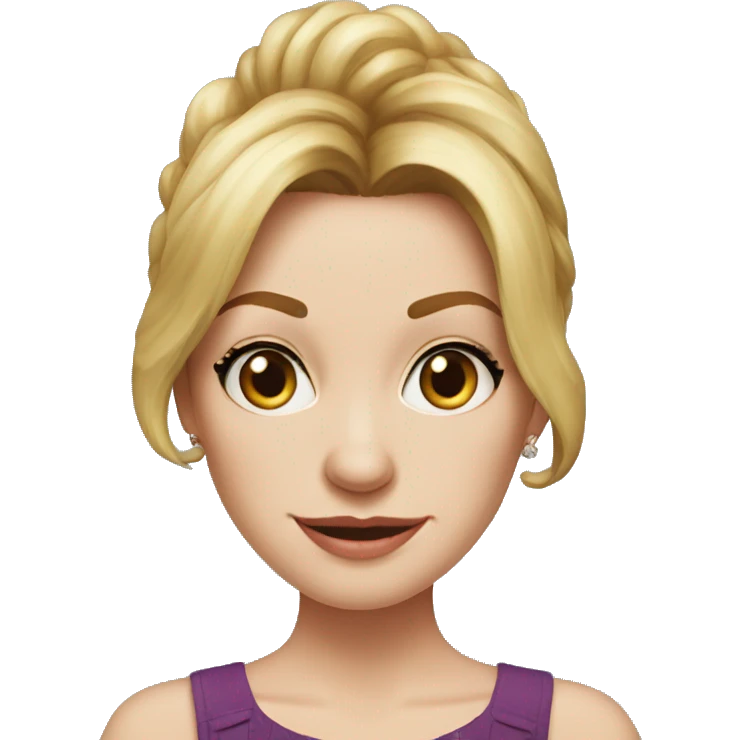 Claire Dunphy from Modern Family, dress, portrait emoji