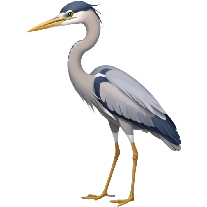  bird heron emoji