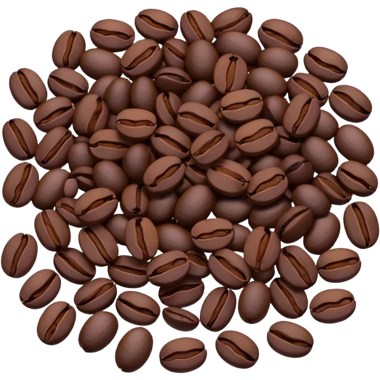 Create 3D minimalist emoji in the style of Coffee Lover — a coffee shop and roastery brand.
Style: cozy, warm.
Colors — purple-pink range.
🫘 coffee beans emoji