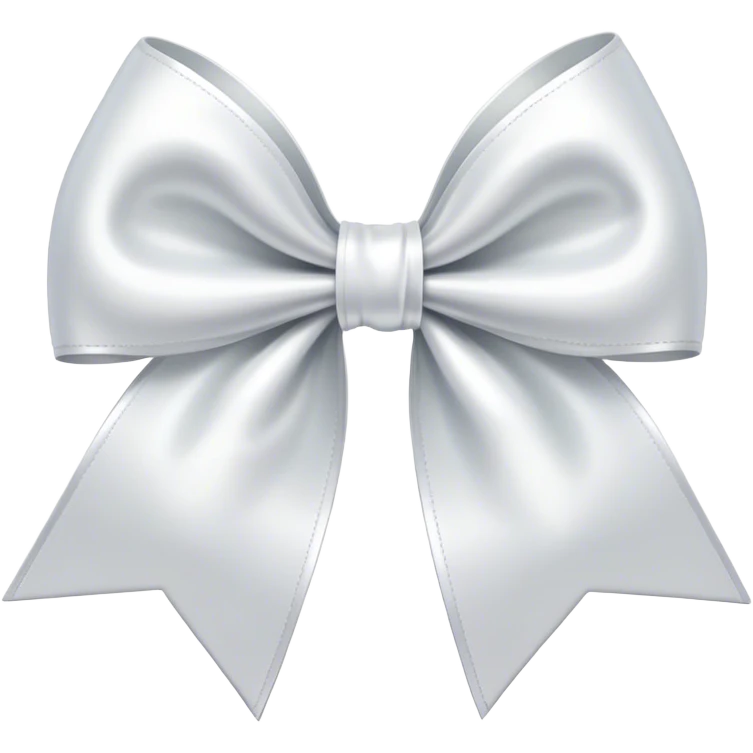 white bow emoji