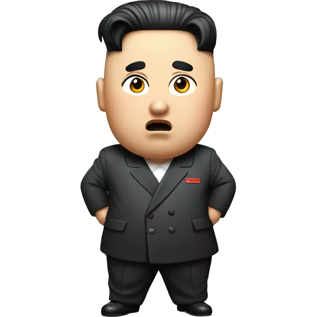 Kim Jong Un Shrugging emoji